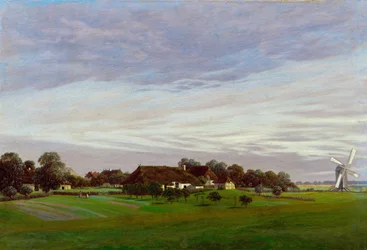 Flaches Land in der Nähe von Greifswald, 1822-1823