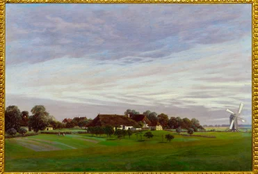 Flache Landschaft