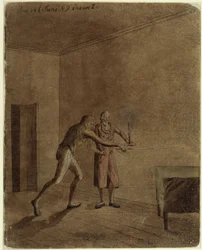 Franz und Daniel aus Schillers „Die Räuber“
