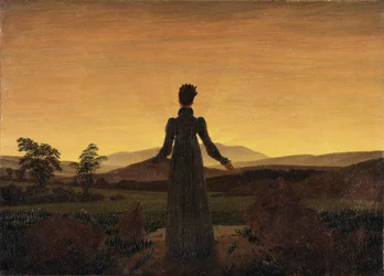 Frau vor der aufgehenden Sonne, um 1818