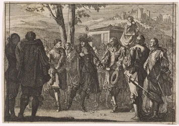 König Karl I. von England wird von englischen Soldaten gefangen genommen, 1647