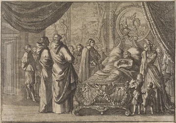 Sterbebett von Ludwig XIII., 1643