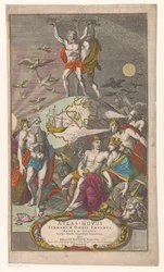 Atlas und Herkules tragen den Sternenhimmel