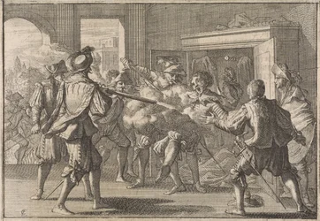 Miguel de Vasconcelos wird in einem Schrank entdeckt und von wütenden Portugiesen ermordet, 1640