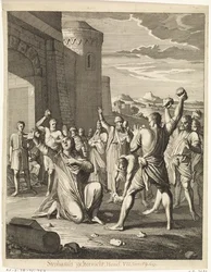 Steinigung des Stephanus vor den Toren Jerusalems