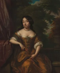 Porträt von Anna Maria Hoeufft (1646-1715), Ehefrau von Jan Boudaen Courten