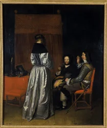 Der Besuch, 1655
