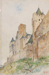 Wehrmauern von Carcassonne, Frankreich
