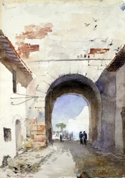 Porta San Paolo, Rom, 1880