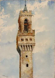 Turm des Palazzo Vecchio, Florenz, Italien