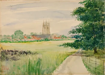 Kathedrale von Wells, England, 1905