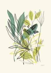 Botanische Grüns und Gelbs