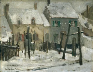 Schneeszene, Etaples