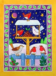 Weihnachtsfest für die Vögel