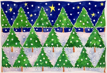 Sterne und Schnee