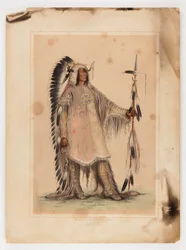 Mah-to-toh-pa, der Mandan-Häuptling