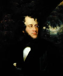 Porträt von Charles Fenno Hoffman (1806-84)