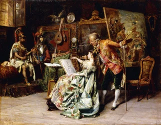 Im Atelier des Künstlers, 1872