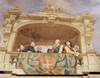 Detail aus Allegorie Italiens (Detail)