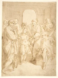 David wird von Samuel gesalbt