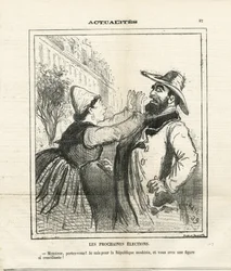 Illustration von Cham (1819-1879) in Le Charivari