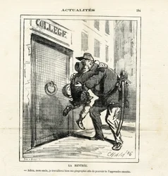 Illustration von Cham (1819-1879) in Le Charivari