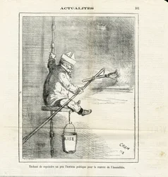 Illustration von Cham in Le Charivari