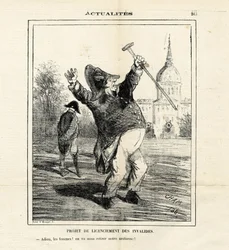 Illustration von Cham in Le Charivari
