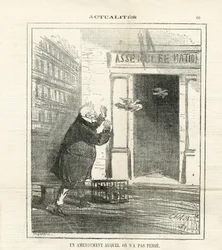 Illustration von Cham in Le Charivari