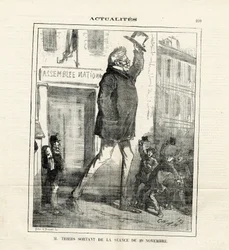 Illustration von Cham (1819-1879) in Le Charivari