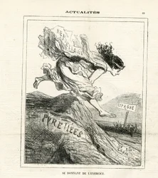 Illustration von Cham (1819-1879) in Le Charivari