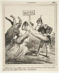 Unglücklicher! Blasen Sie nicht!