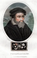 Pietro Martire Vermigli 1499-1562, italienischer Theologe, 1816