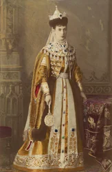 Porträt von Kaiserin Maria Fjodorowna, Prinzessin Dagmar von Dänemark