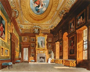 Queen Carolines Zeichenzimmer, Kensington Palace, aus 