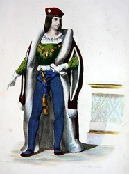 Charles Herzog von Orleans, Porträt veröffentlicht in 