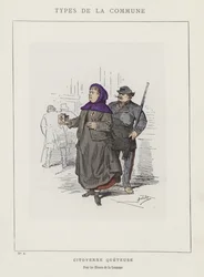 Citoyenne Queteuse, für die Verwundeten der Kommune