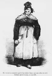 Jacqueline Collin, Tante von Vautrin, bekannt als Asie, Illustration aus 