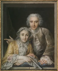 Porträt von Philippe Coypel und seiner Frau