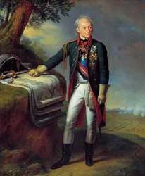 Feldmarschall Generalissimus Prinz Alexander Suworow, russischer Soldat, 1815