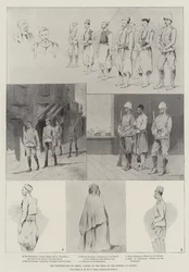 Die Unruhen auf Kreta, Szenen beim Prozess der Aufrührer in Candia