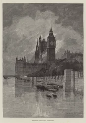 Die Houses of Parliament, Westminster