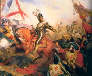 König Heinrich IV. in der Schlacht von Ivry