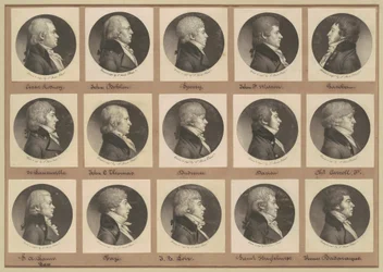 Saint-Mémin Sammlung von Porträts, Gruppe 14