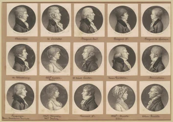 Saint-Mémin Sammlung von Porträts, Gruppe 20