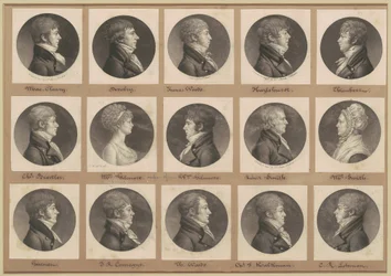 Saint-Mémin Sammlung von Porträts, Gruppe 25