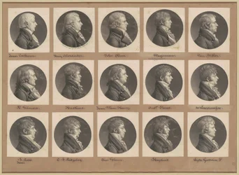 Saint-Mémin Sammlung von Porträts, Gruppe 26