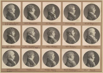 Saint-Mémin Sammlung von Porträts, Gruppe 29