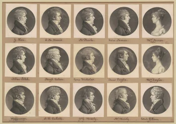 Saint-Mémin Sammlung von Porträts, Gruppe 42