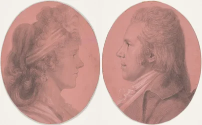 Porträts von Georges Arnold Fitzwilliam und Eleanor Ramsay Fitzwilliam; ein Paar